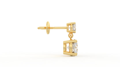 3.80 CTW Diamond Drop Earrings