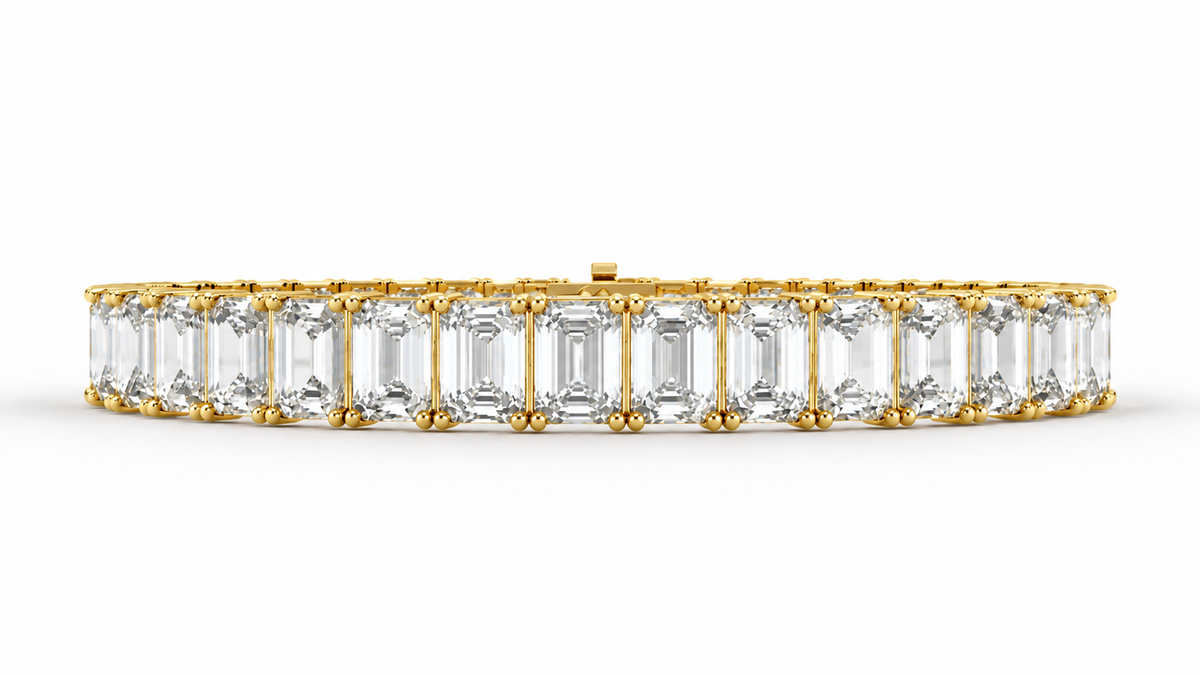 24.79 CTW Diamond Tennis Bracelet