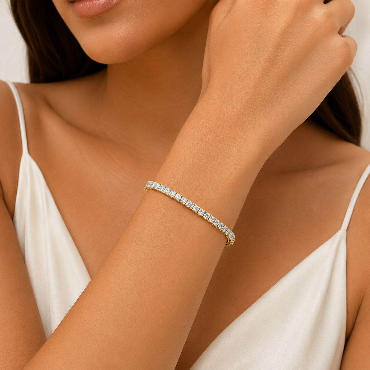 5.84 CTW Diamond Tennis Bracelet