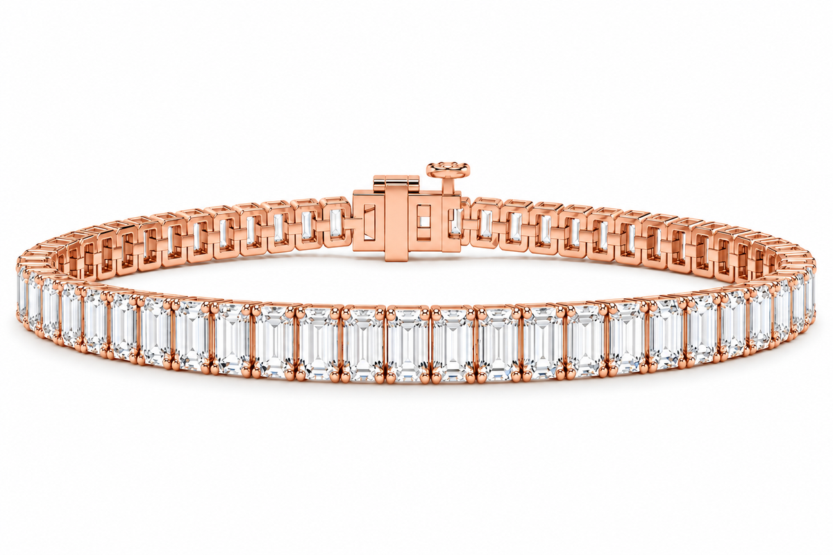 6.24 CTW Lab-Grown Diamond Tennis Bracelet – 3.2MM-2