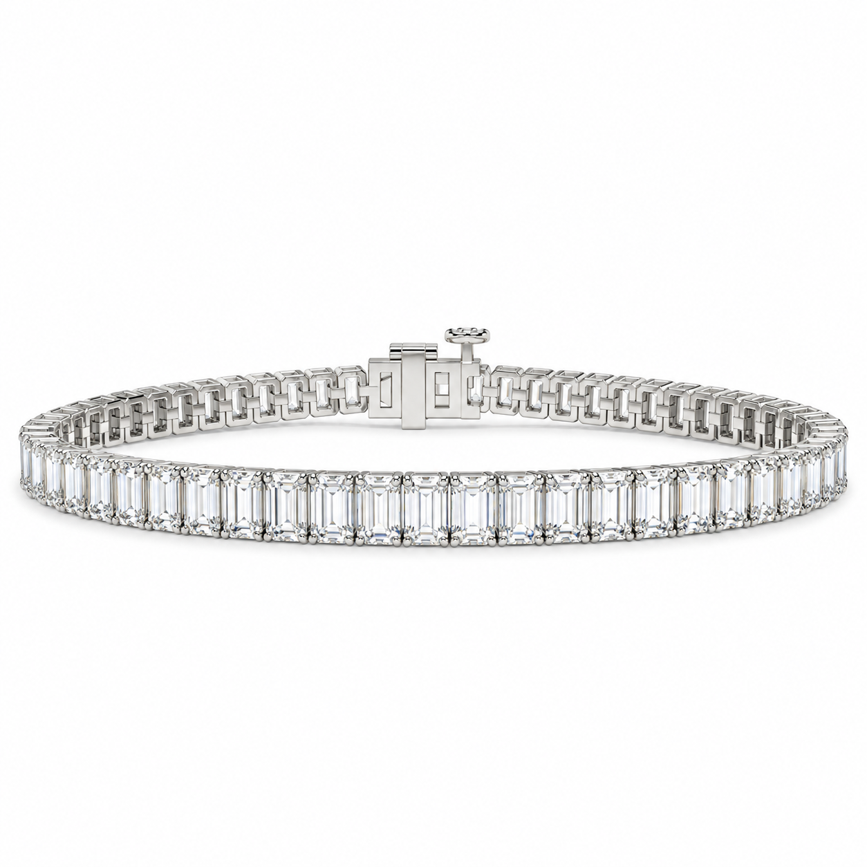 6.24 CTW Lab-Grown Diamond Tennis Bracelet – 3.2MM