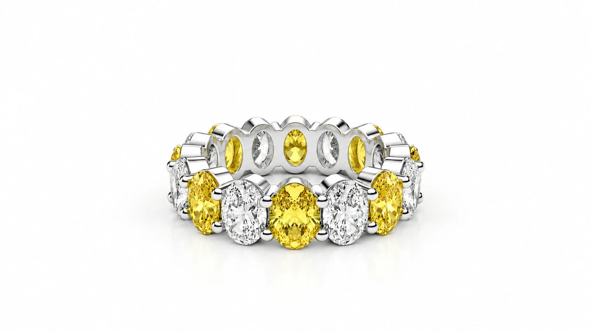 6.40 CTW Diamond Eternity Wedding Band - Main