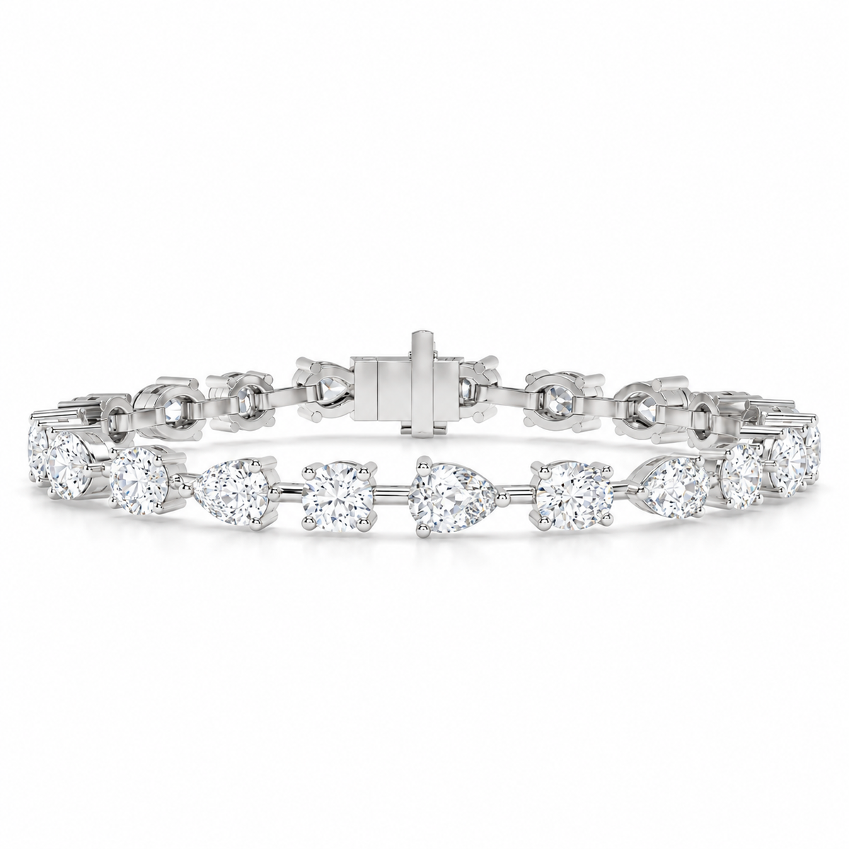 6.58 CTW Classic Diamond Tennis Bracelet-1