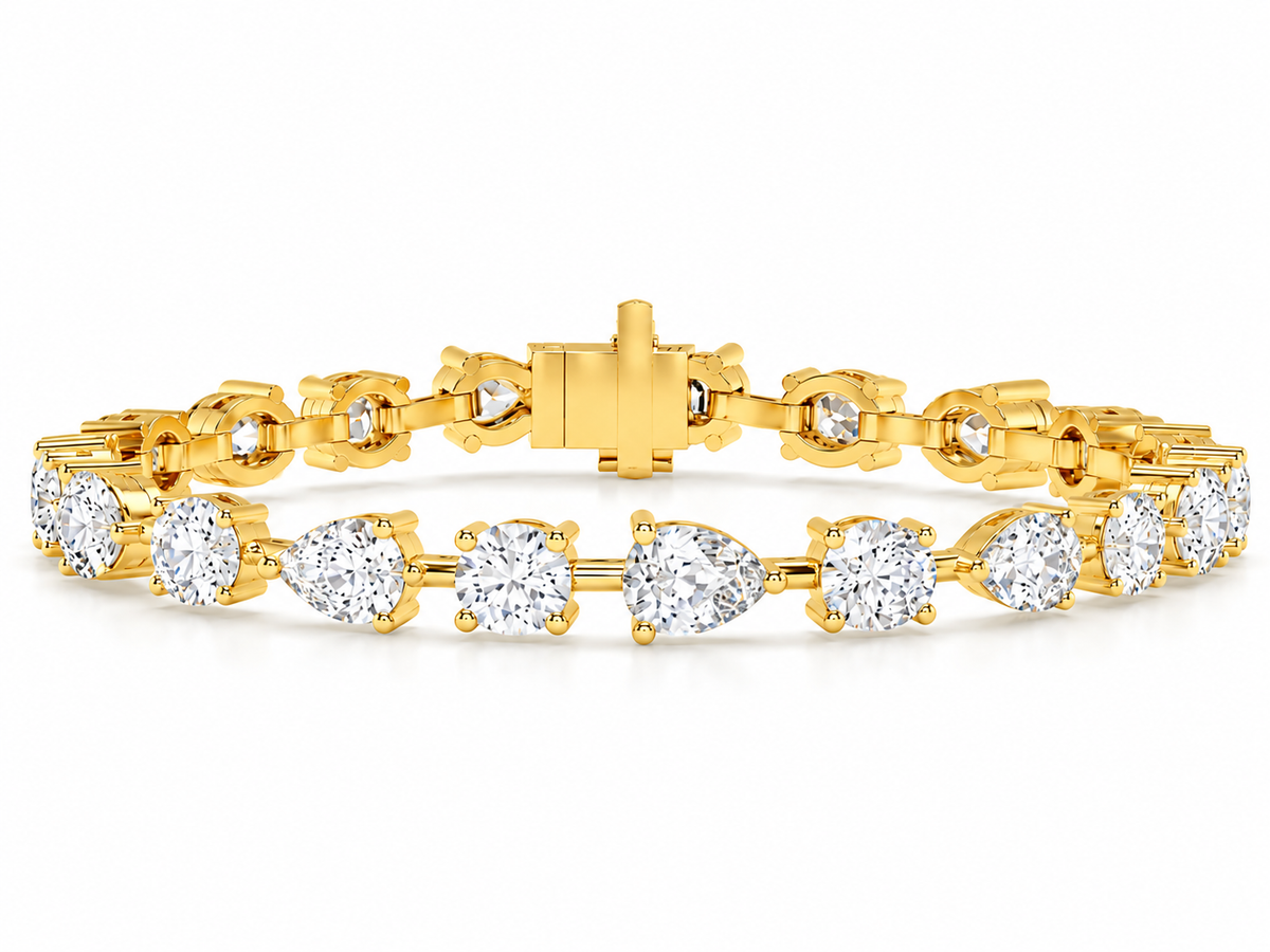 6.58 CTW Classic Diamond Tennis Bracelet-2