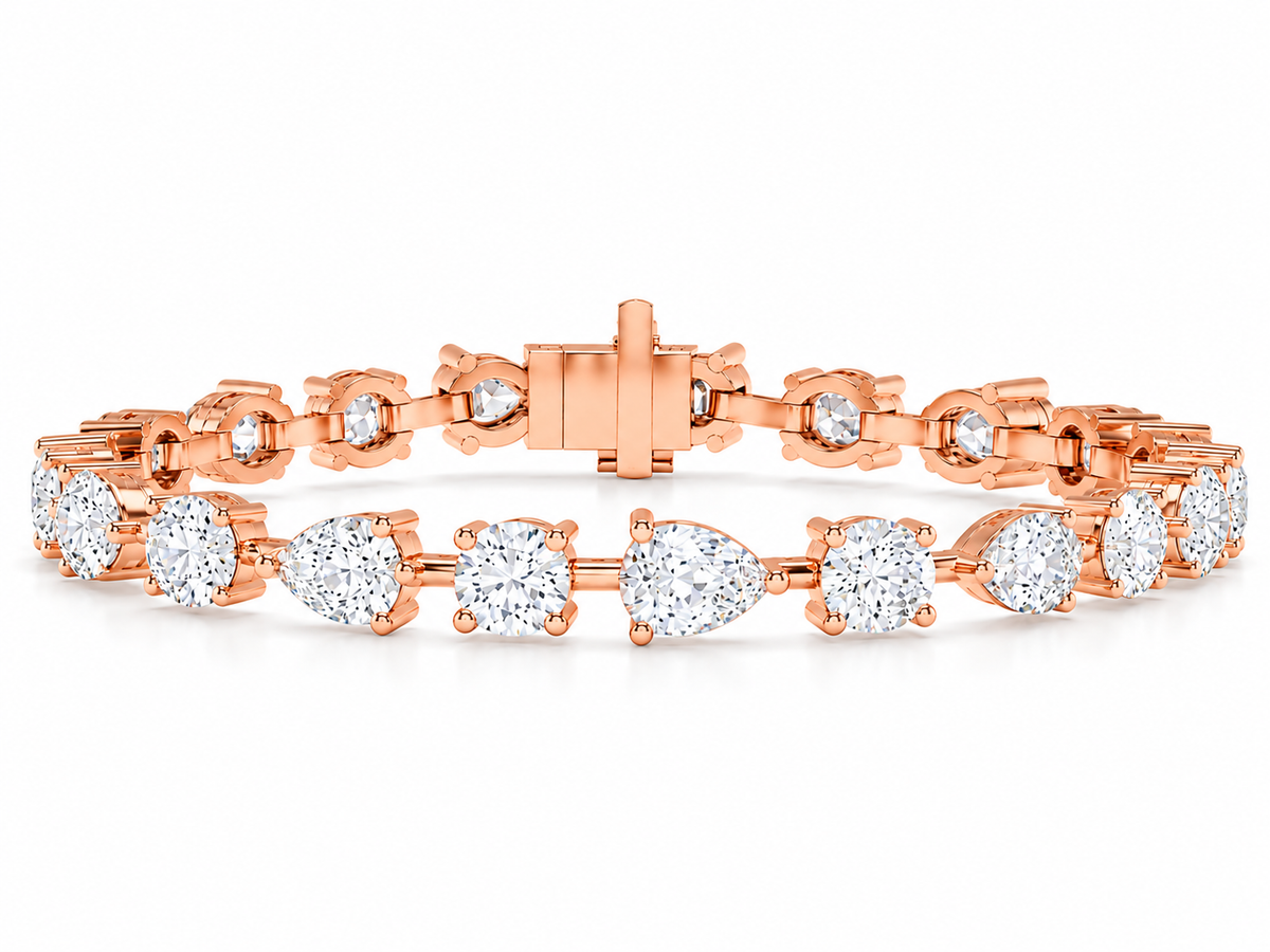 6.58 CTW Classic Diamond Tennis Bracelet