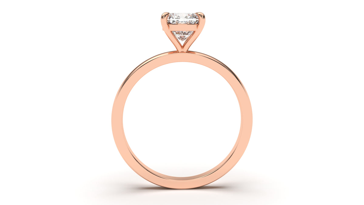 0.95 CTW Round Diamond Solitaire Engagement Ring