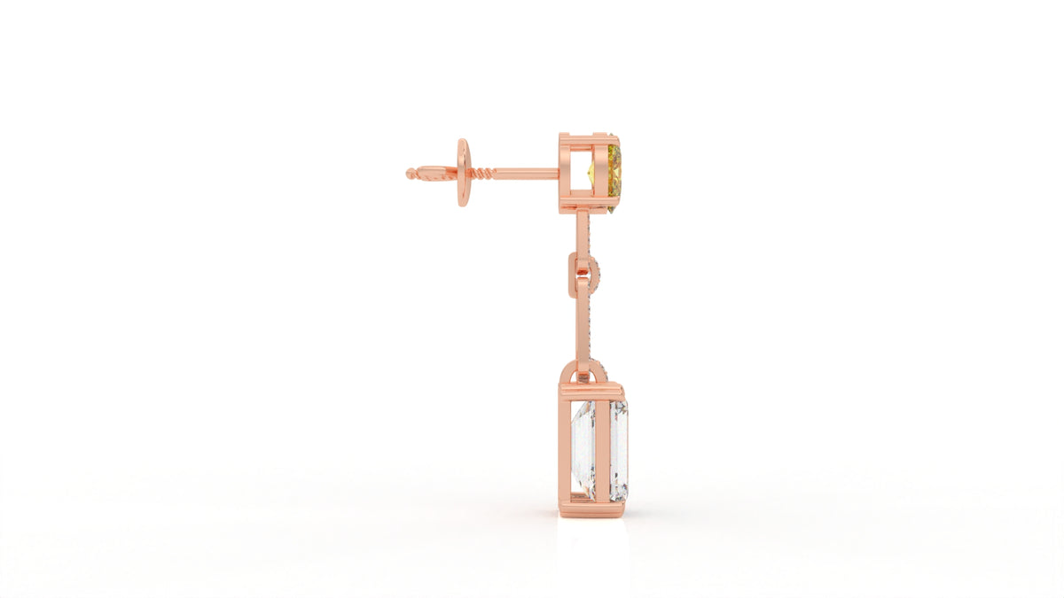 12.35 CTW Diamond Drop Earring