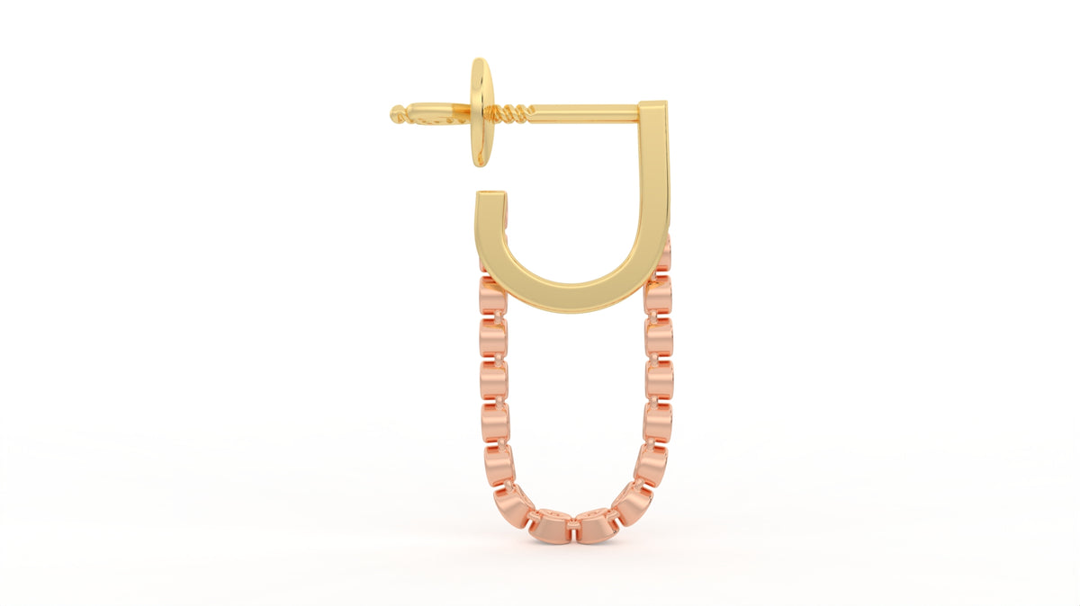 0.58 CTW Diamond Drop Earring