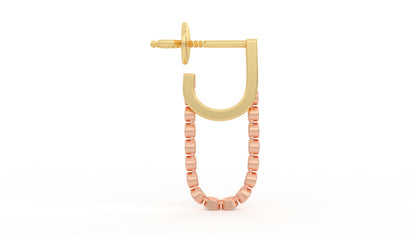 0.58 CTW Diamond Drop Earring