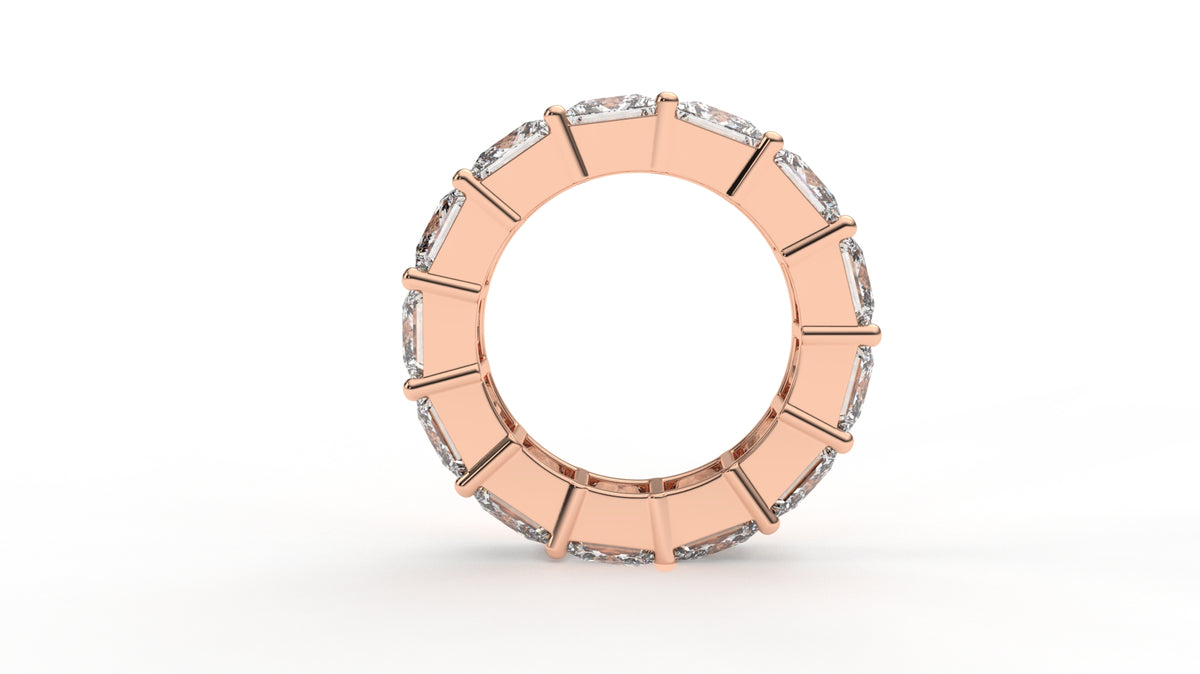 13 CTW Princess Cut Diamond Eternity Wedding Band