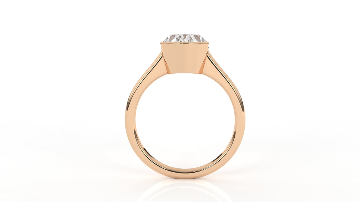 3.00 CTW Oval Diamond Solitaire Ring