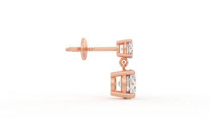 3.80 CTW Diamond Drop Earrings