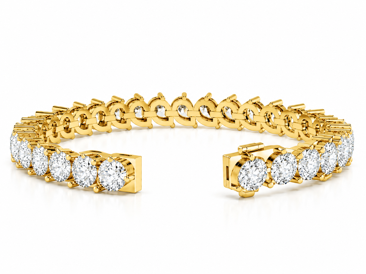 9.60 CTW Diamond Tennis Bracelet