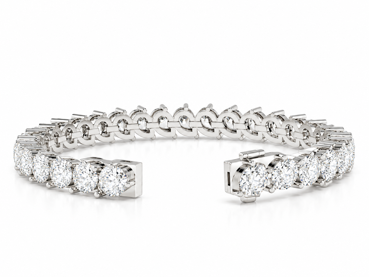 9.60 CTW Diamond Tennis Bracelet