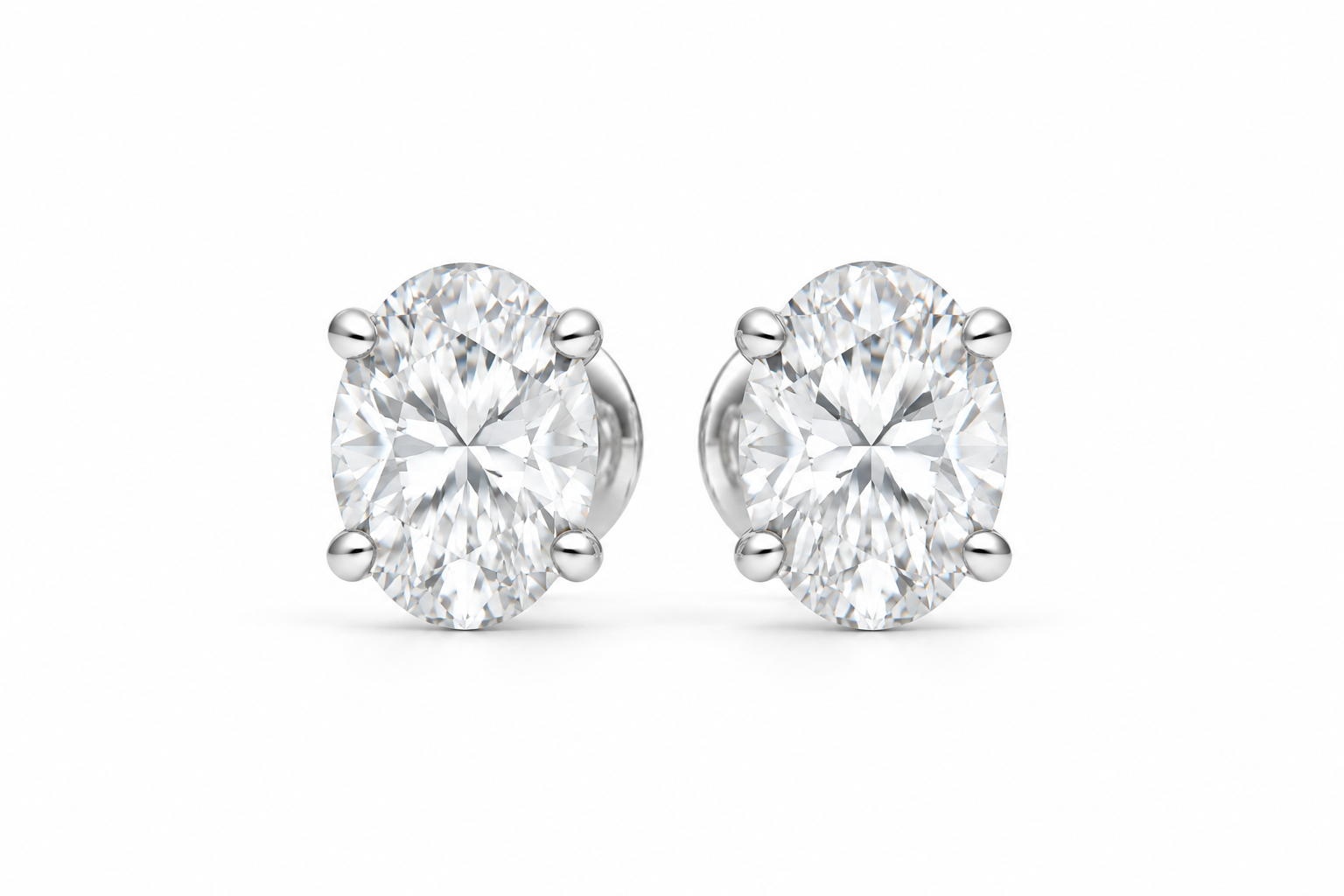 1.00 CTW Lab-Grown Diamond Stud Earrings