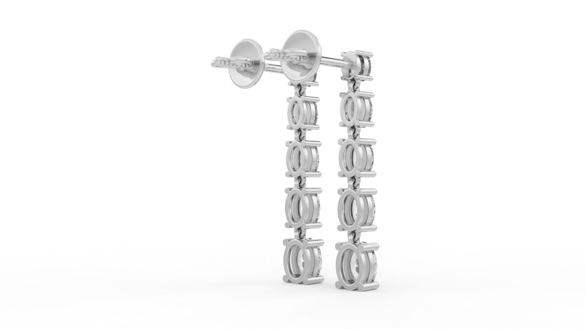 3.38 CTW Diamond Drop Earrings