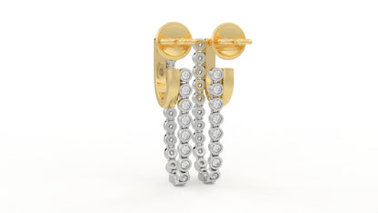 0.58 CTW Diamond Drop Earring