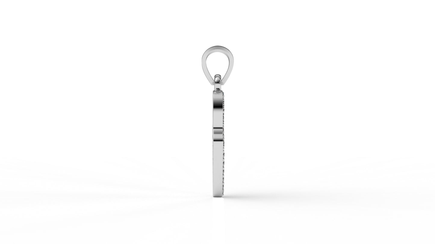 Silver pendant GLAM NYC
