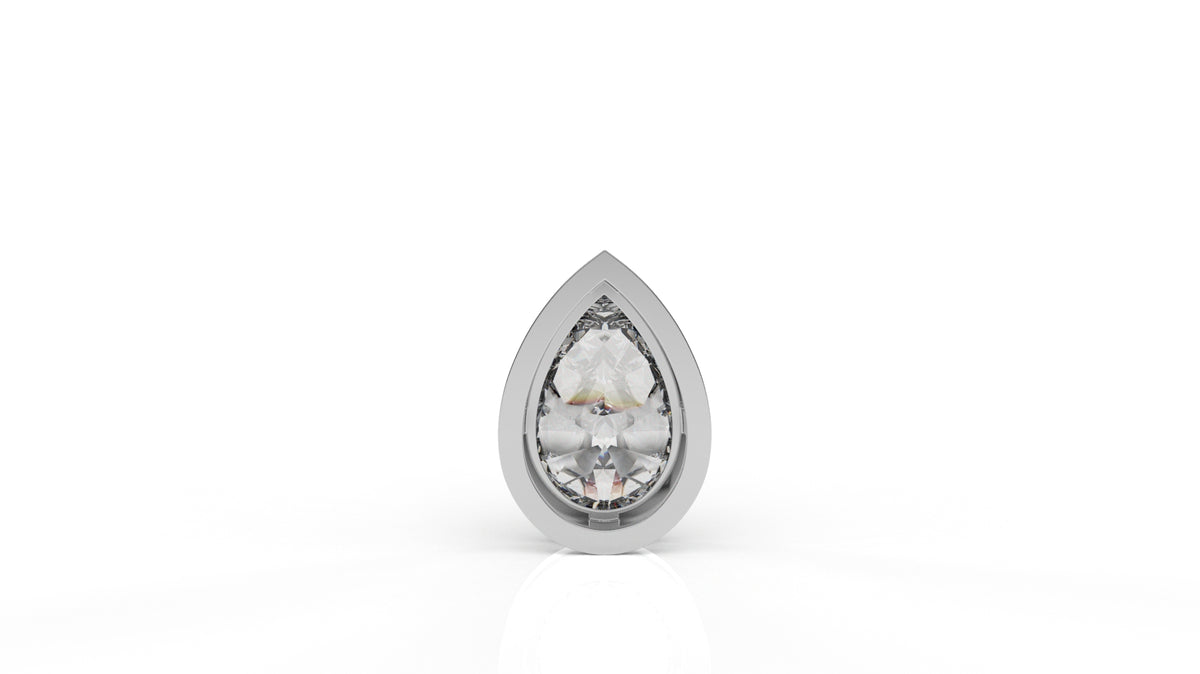 2.00 CTW Pear Shaped Diamond Solitaire Pendant