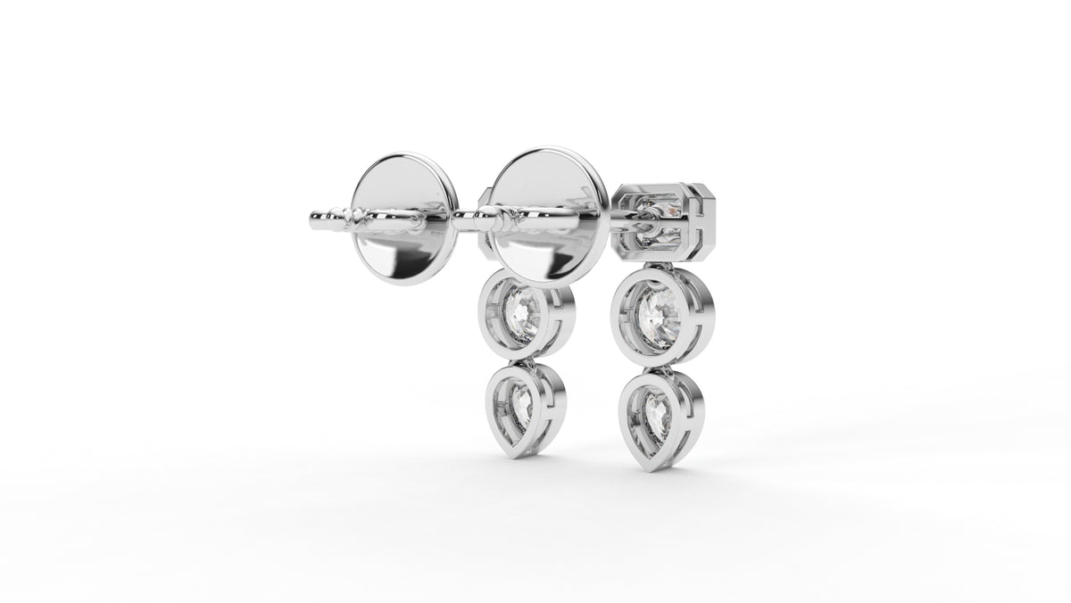 1.19 CTW Lab-Grown Diamond Drop Earrings