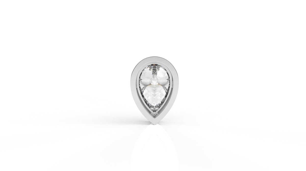 2.00 CTW Pear Shaped Diamond Solitaire Pendant