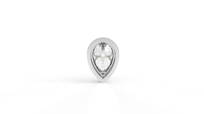 2.00 CTW Pear Shaped Diamond Solitaire Pendant