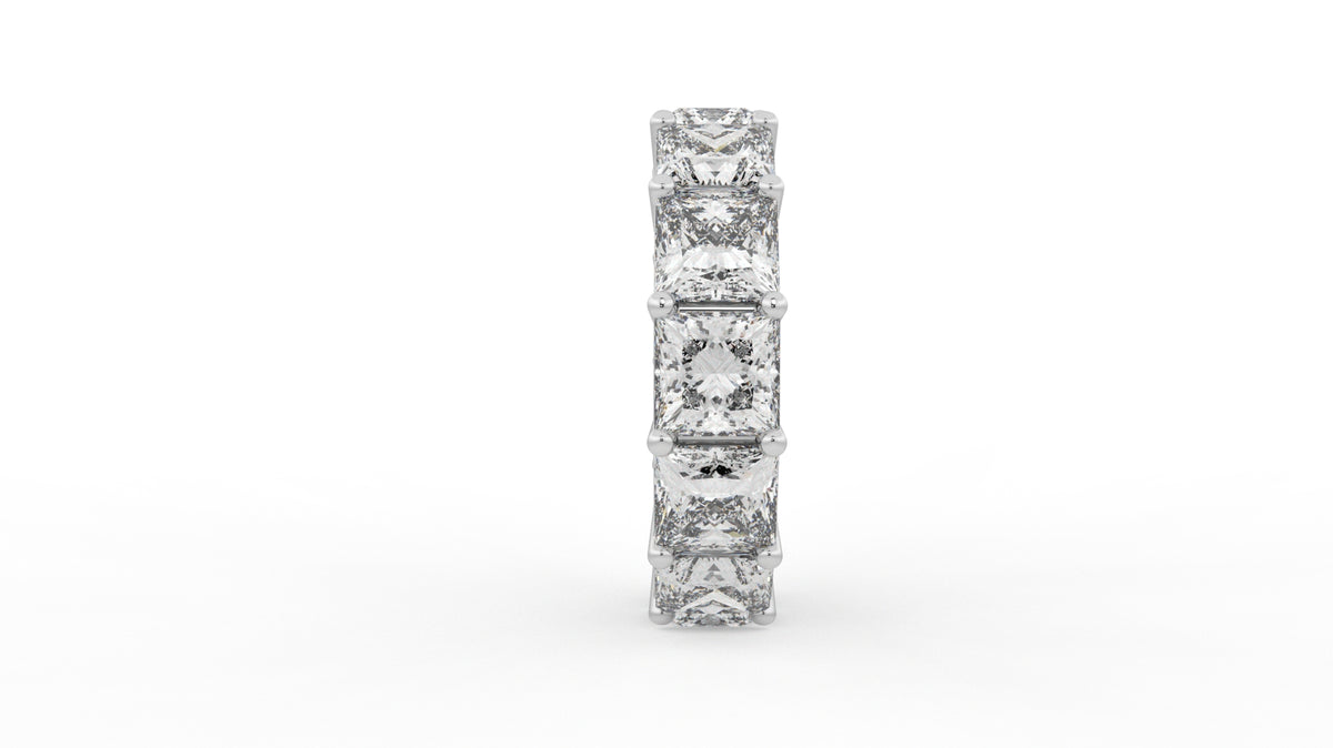 13 CTW Princess Cut Diamond Eternity Wedding Band