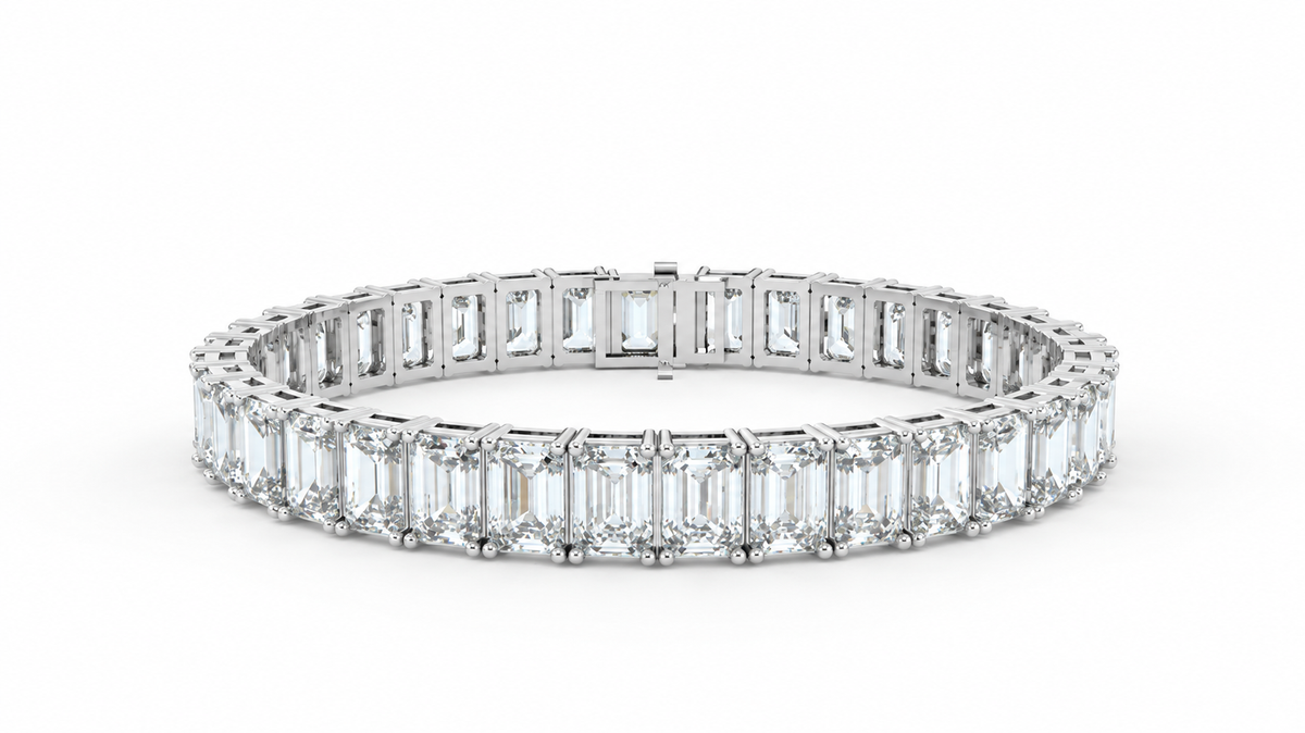 24.79 CTW Diamond Tennis Bracelet