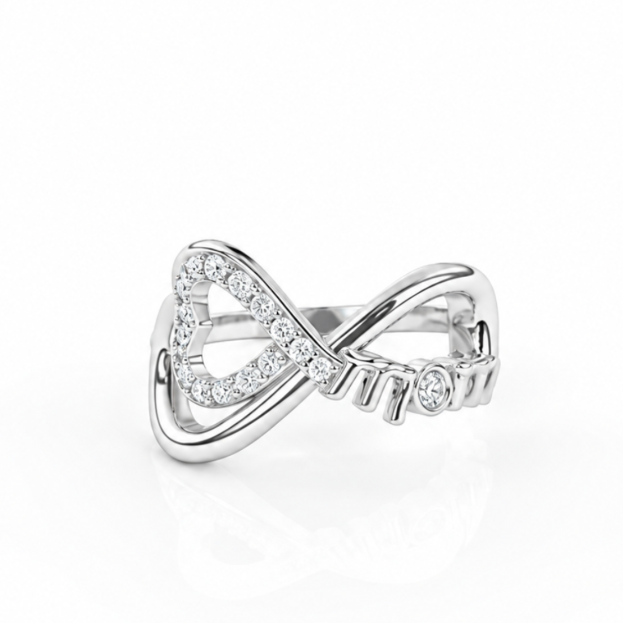 0.20 CTW Infinity Twist Diamond Ring