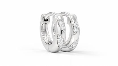 0.05 CTW Minimal Diamond Bar Earrings