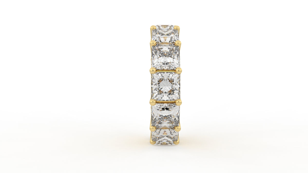 13 CTW Princess Cut Diamond Eternity Wedding Band
