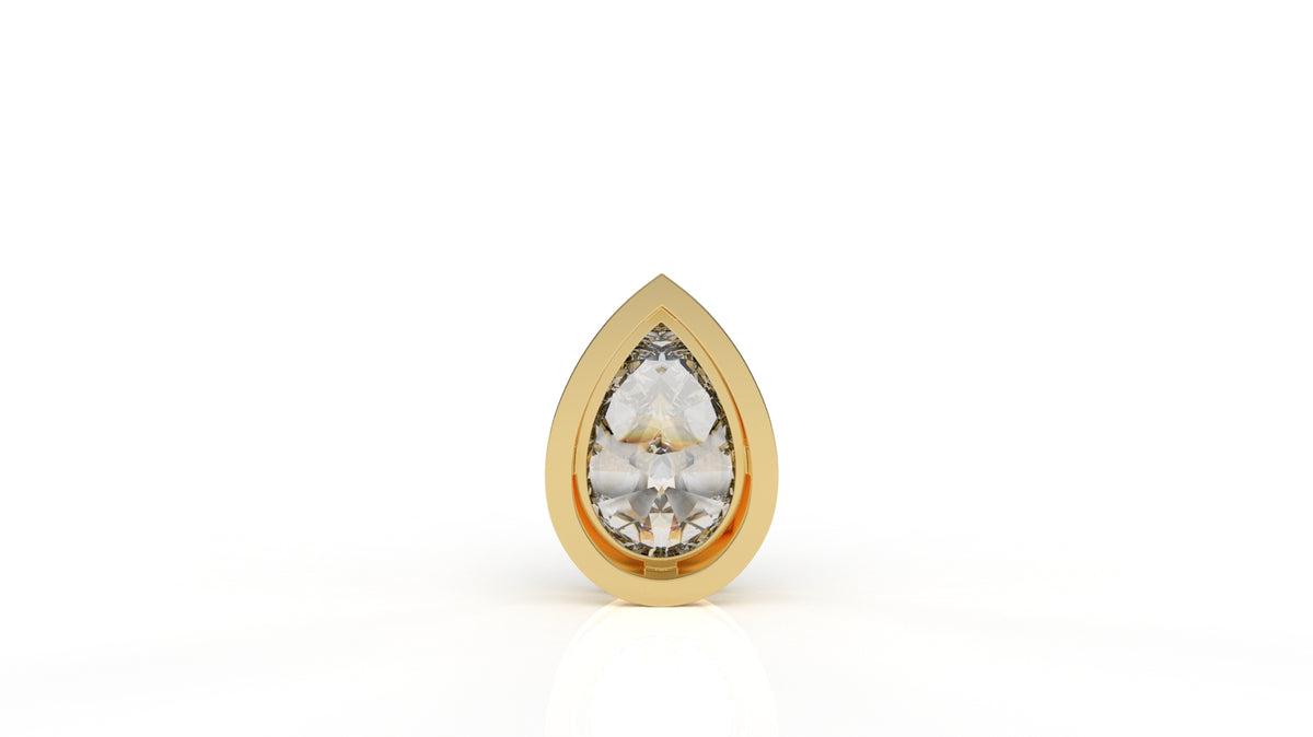 2.00 CTW Pear Shaped Diamond Solitaire Pendant