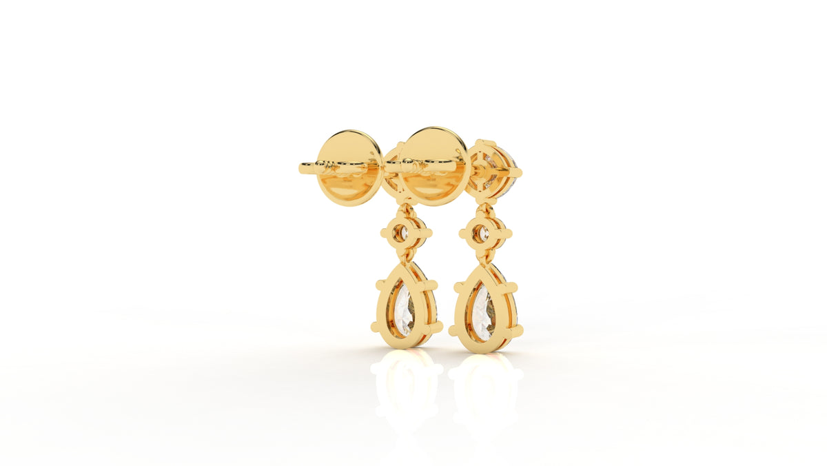 2.71 CTW Lab-Grown Diamond Drop Earrings