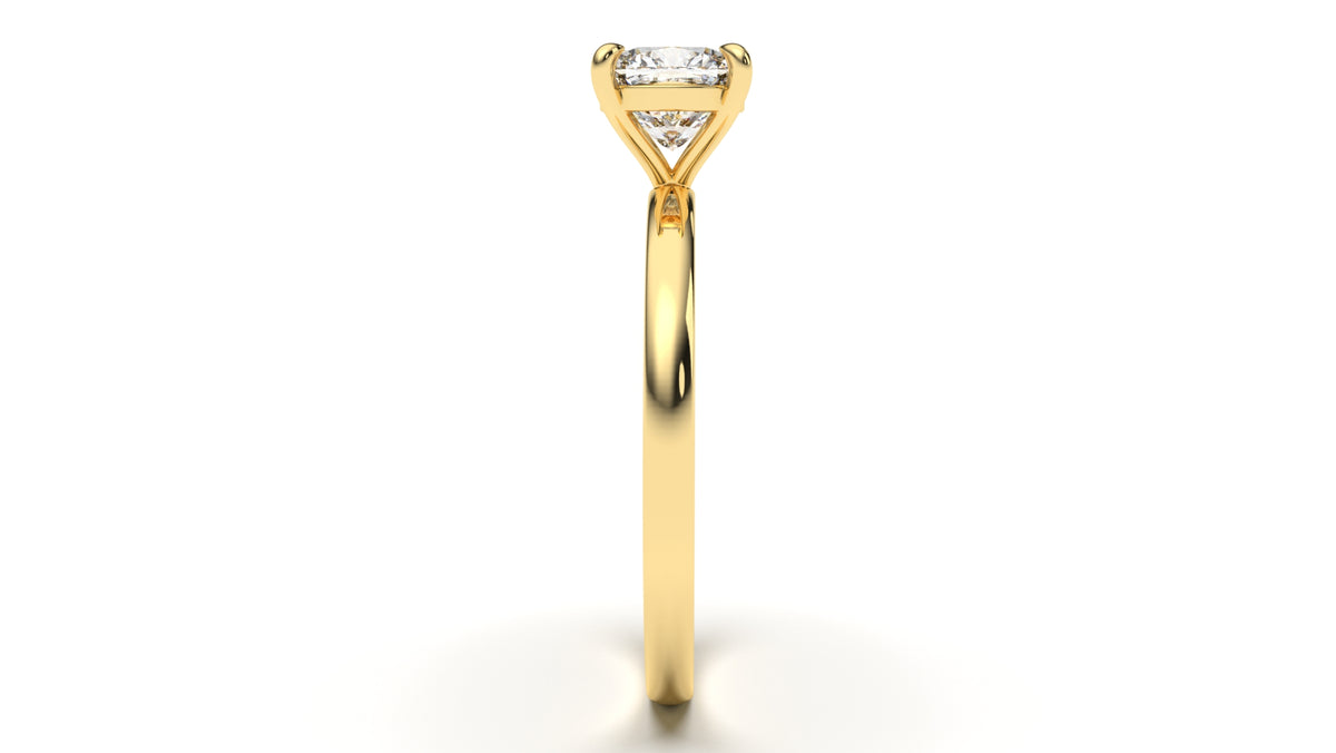 0.95 CTW Round Diamond Solitaire Engagement Ring