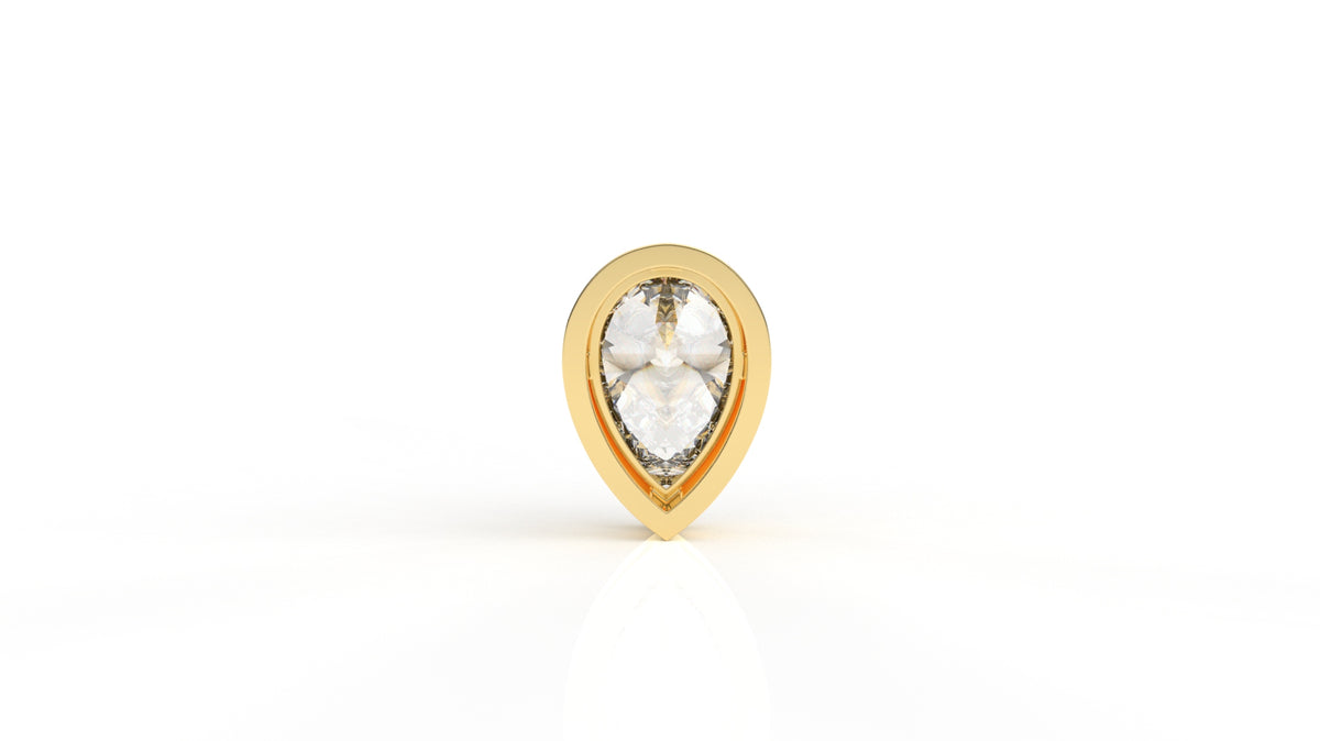 2.00 CTW Pear Shaped Diamond Solitaire Pendant