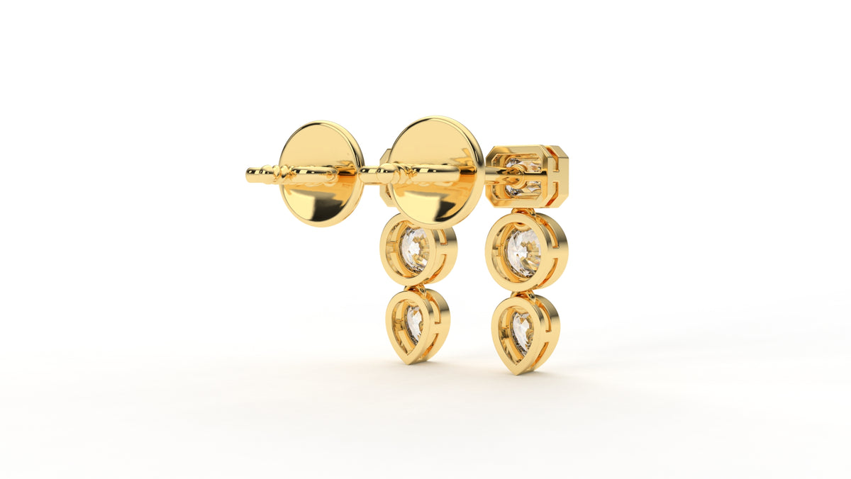 1.19 CTW Lab-Grown Diamond Drop Earrings