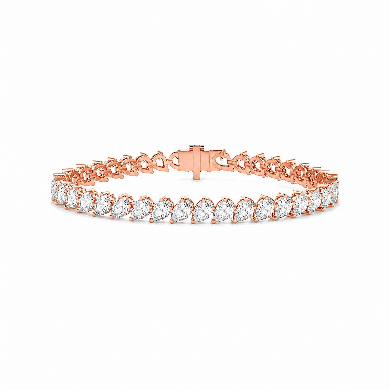 9.60 CTW Diamond Tennis Bracelet3