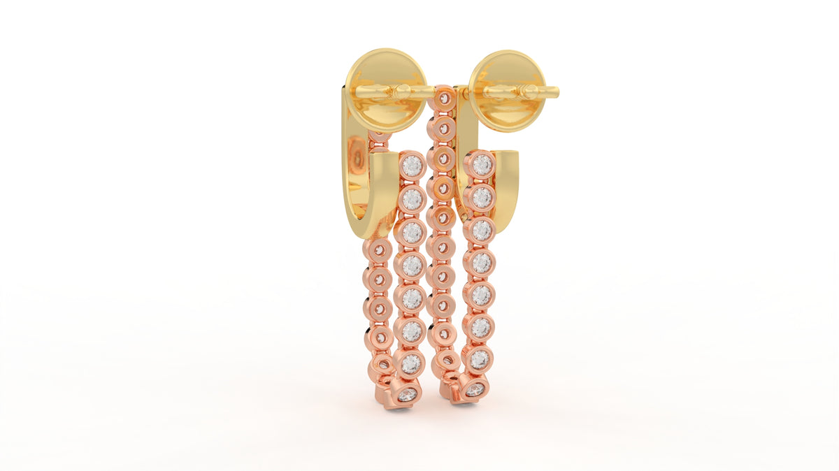 0.58 CTW Diamond Drop Earring