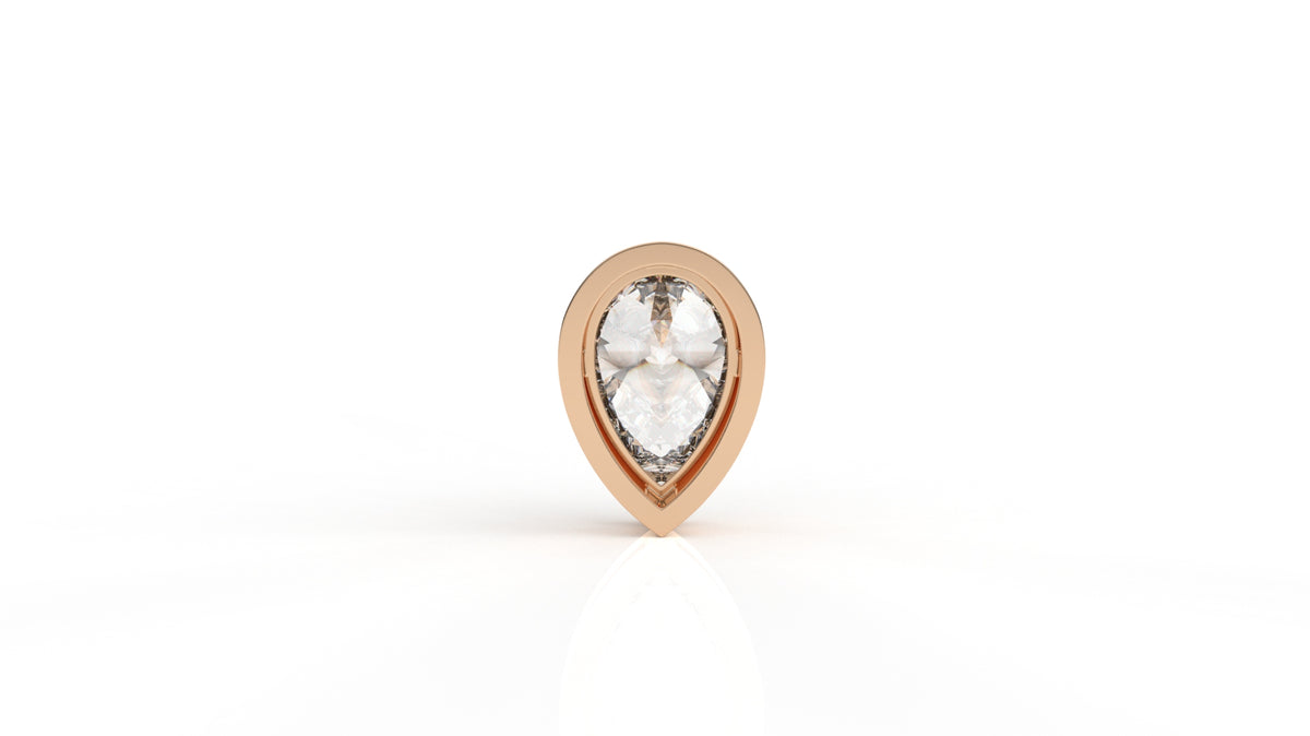 2.00 CTW Pear Shaped Diamond Solitaire Pendant