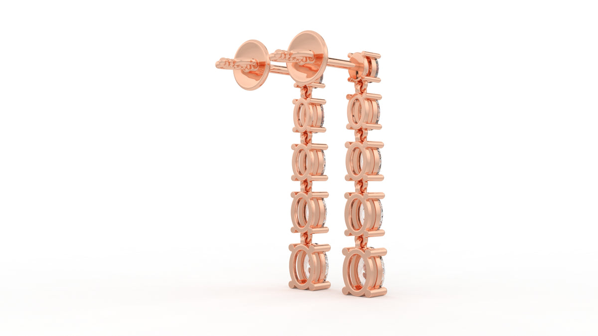 3.38 CTW Diamond Drop Earrings