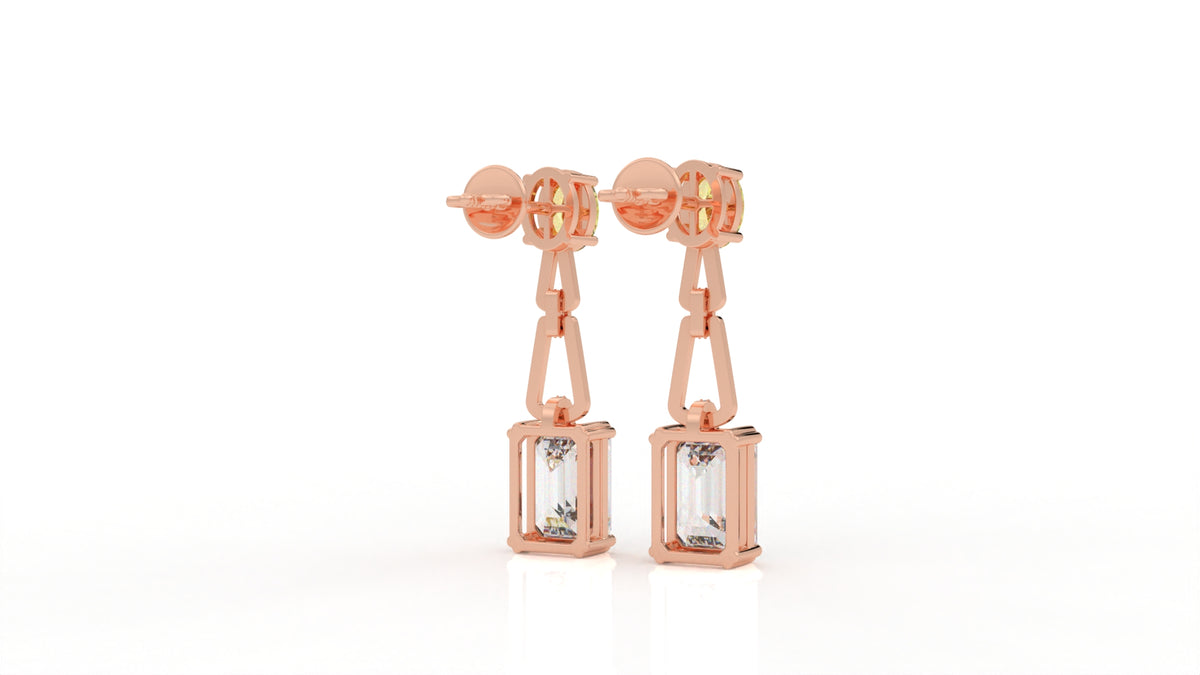 12.35 CTW Diamond Drop Earring