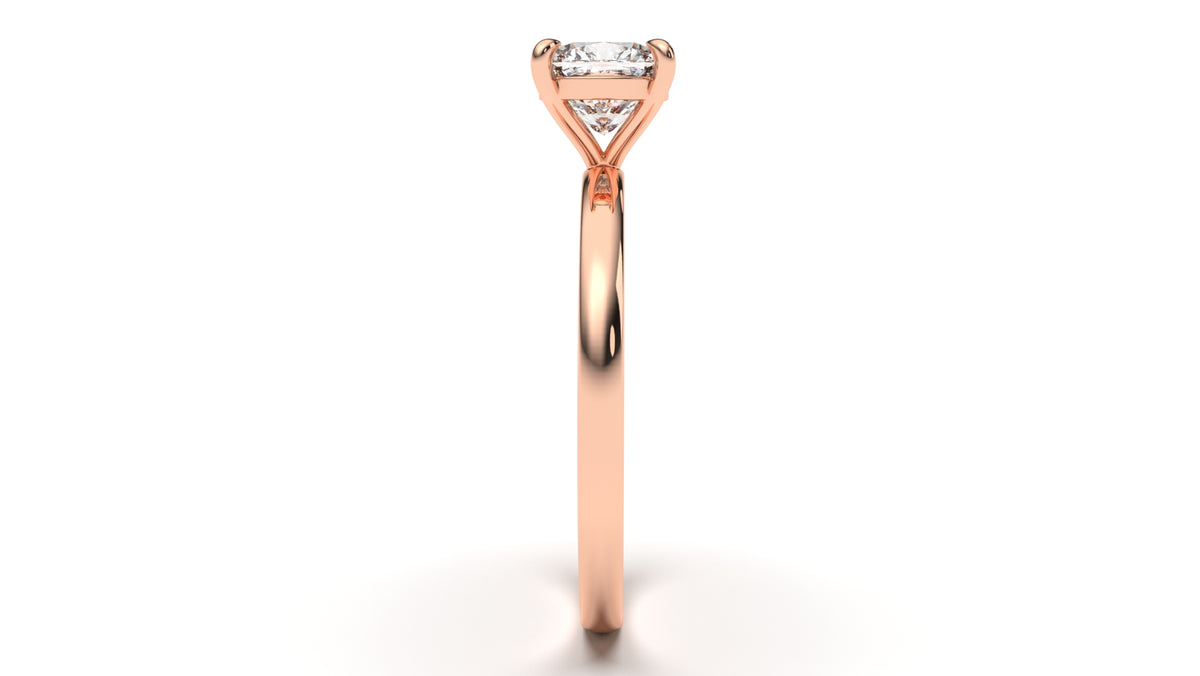 0.95 CTW Round Diamond Solitaire Engagement Ring