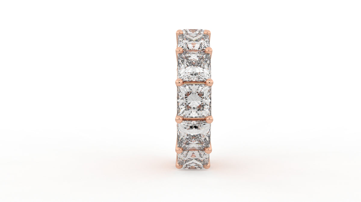 13 CTW Princess Cut Diamond Eternity Wedding Band