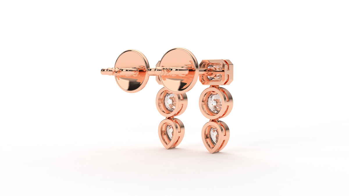 1.19 CTW Lab-Grown Diamond Drop Earrings