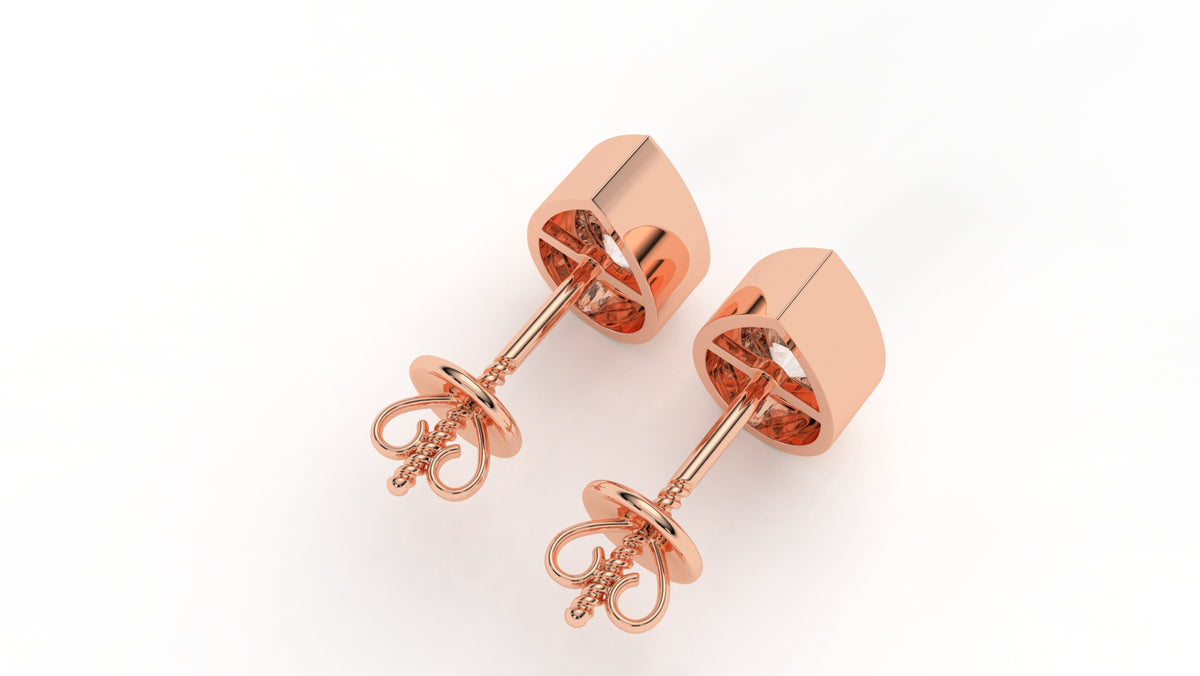 2.00 CTW Lab-Grown Diamond Pear Stud Earrings