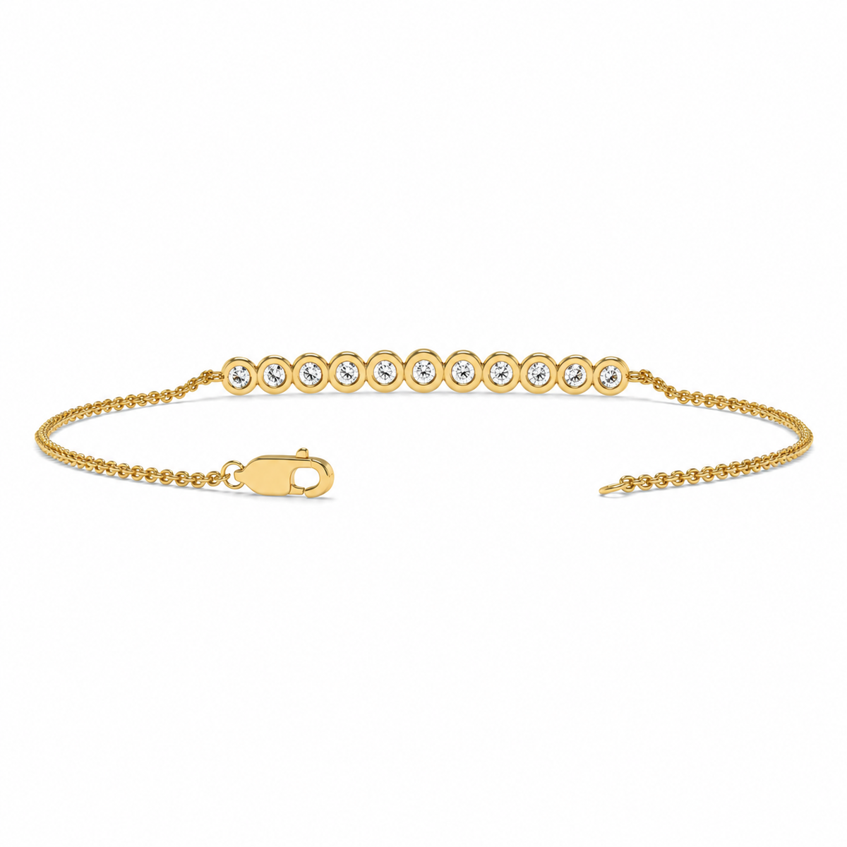 0.25 CTW Diamond Bar Bracelet