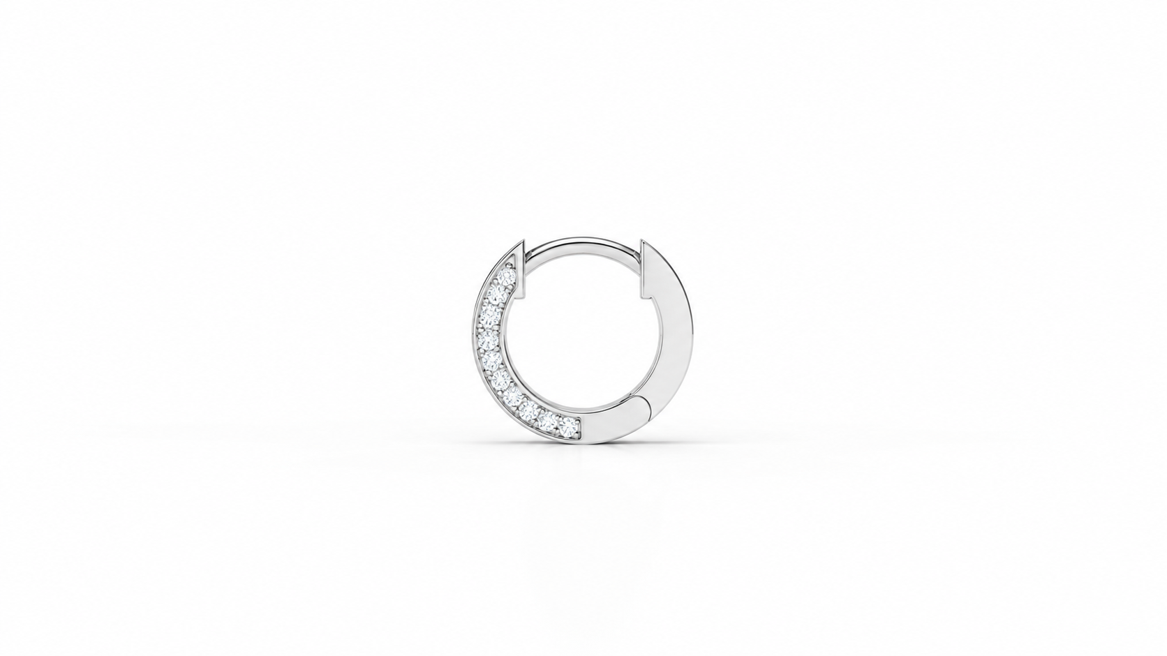 0.10 CTW Minimal Diamond Bar Earrings