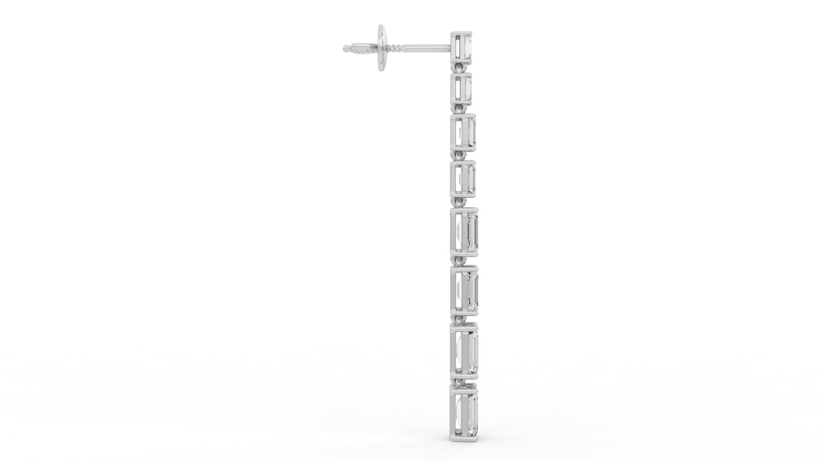 9.40 CTW Diamond Drop Earrings