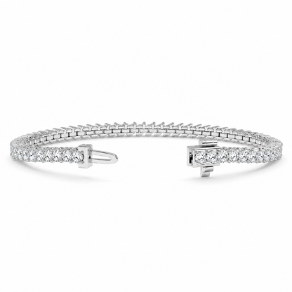 Chevron Diamond Tennis Bracelet - 3.12 CTW-3