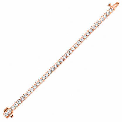 Chevron Diamond Tennis Bracelet - 3.12 CTW-7